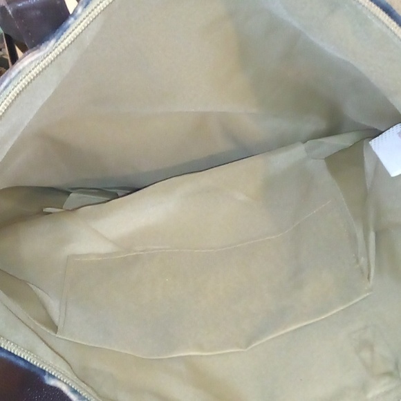 Hobo Multi Color Splatter Blue & White Paint Design Bag & Wallet - Picture 12 of 13